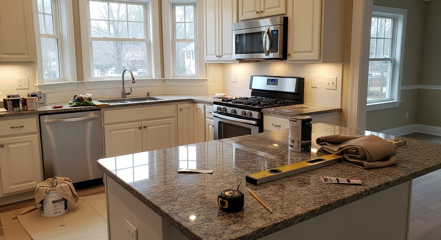 General contractor team working on home renovation project